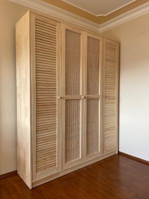 Hazeran Detaylı 4 Kapaklı Dolap XL